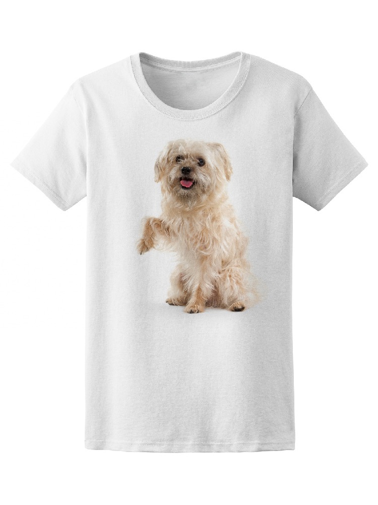 Foto 2 pulgar | Playera Smartprintsink Mujer Fotografía/ Perro Mostrando Patita