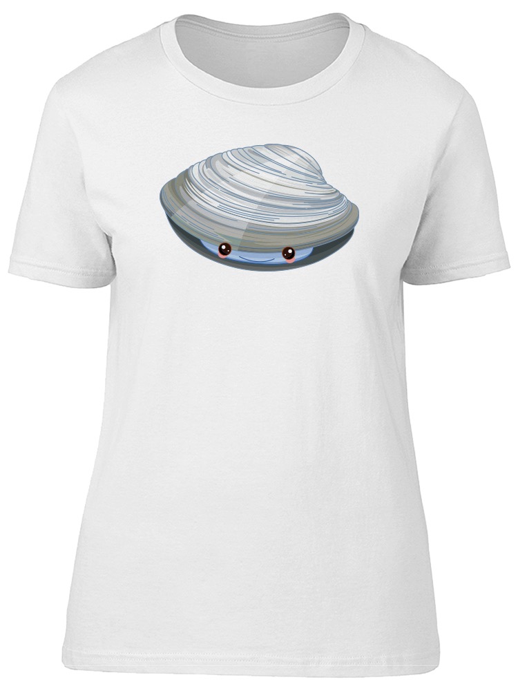 Foto 2 pulgar | Playera Smartprintsink Mujer Ilustración/ Almeja Feliz