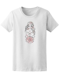 Foto 1 | Playera para Mujer Smartprintsink color Blanco