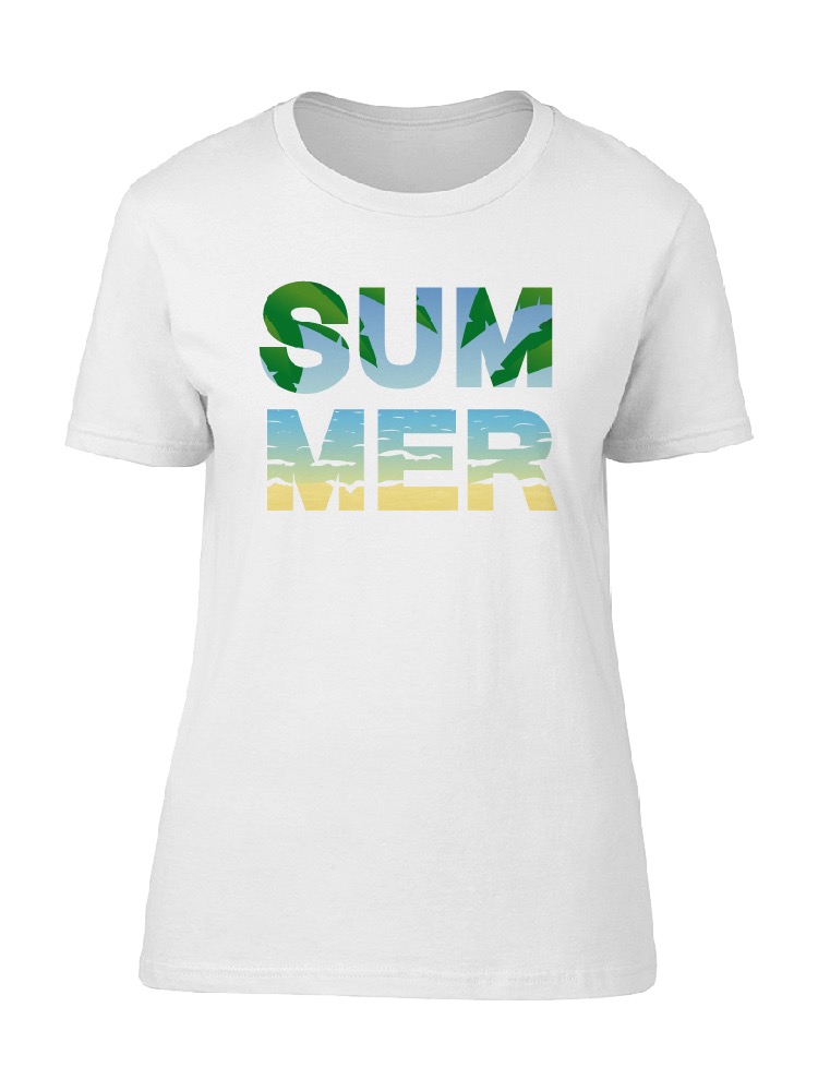 Foto 2 pulgar | Playera Smartprintsink color Blanco para Mujer