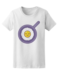 Foto 1 | Playera Smartprintsink Mujer Huevo Estrellado en Sartén