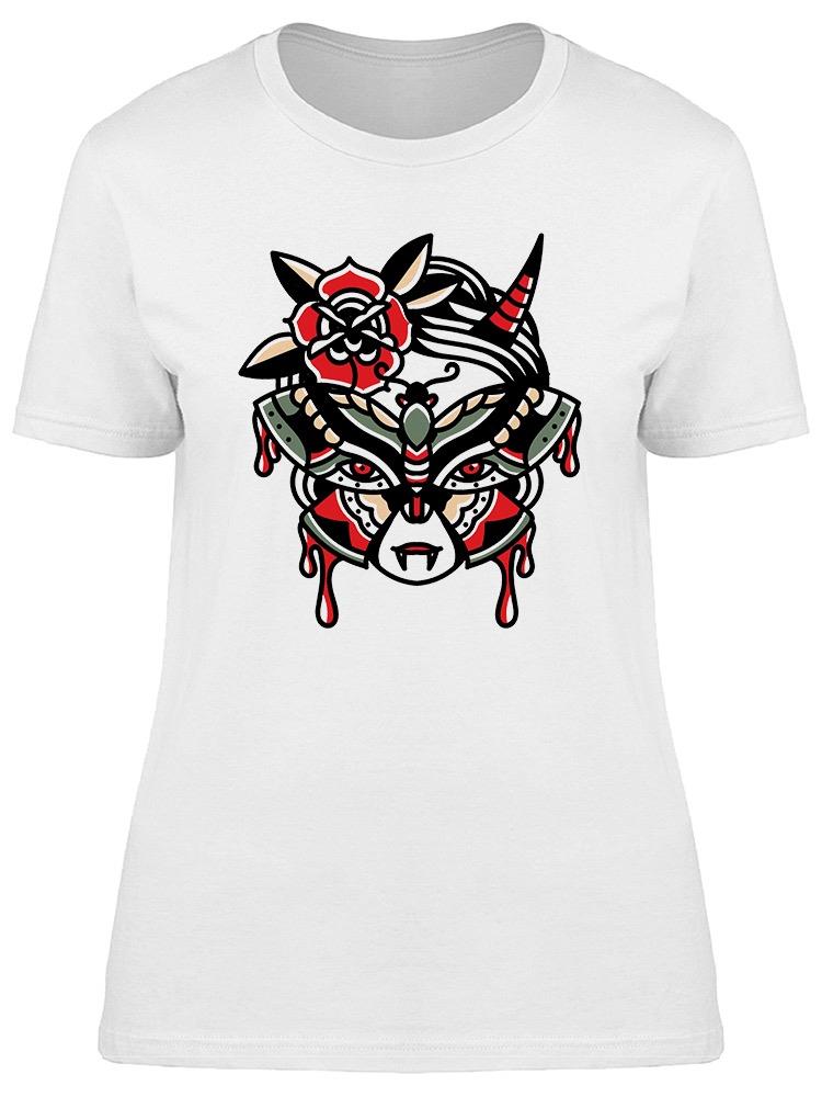 Foto 2 pulgar | Playera Smartprintsink color Blanco para Mujer