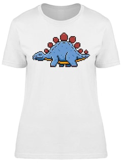 Foto 1 | Playera Smartprintsink Mujer Ilustración Estegosaurio