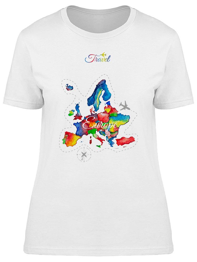 Foto 2 pulgar | Playera Smartprintsink color Blanco para Mujer