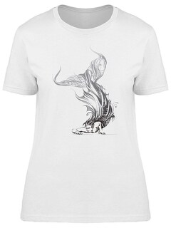 Foto 1 | Playera Smartprintsink Mujer Sireno Con Arte Tribal