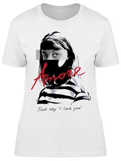Foto 1 | Playera Smartprintsink color Blanco para Mujer
