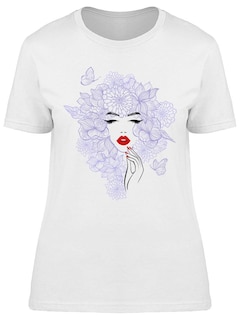 Foto 1 | Playera para Mujer Smartprintsink color Blanco