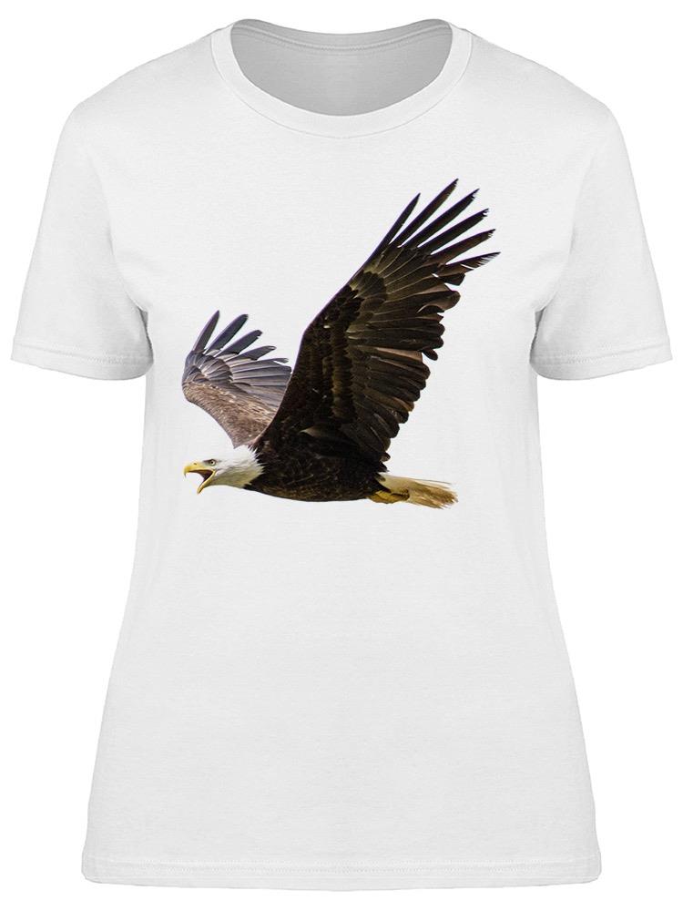 Playera Smartprintsink Mujer Fotografía Águila Calva Al Vuelo