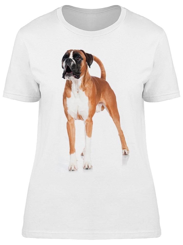 Playera Smartprintsink Mujer Fotografía/ Perro Boxer De Pie