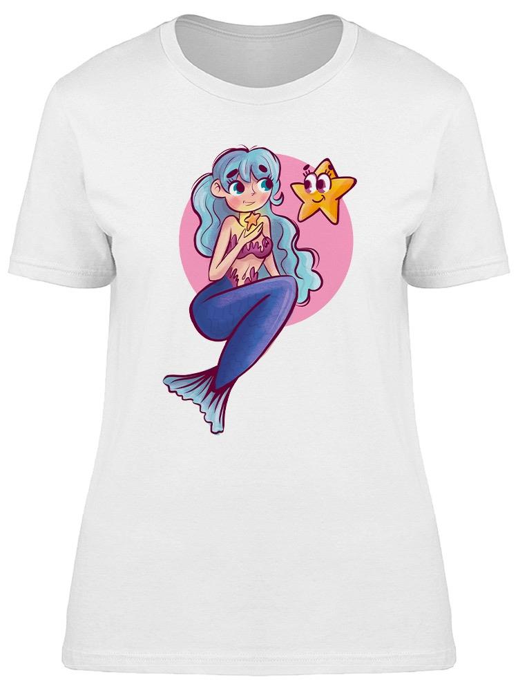 Playera Smartprintsink Mujer Sirena Con Estrella De Mar