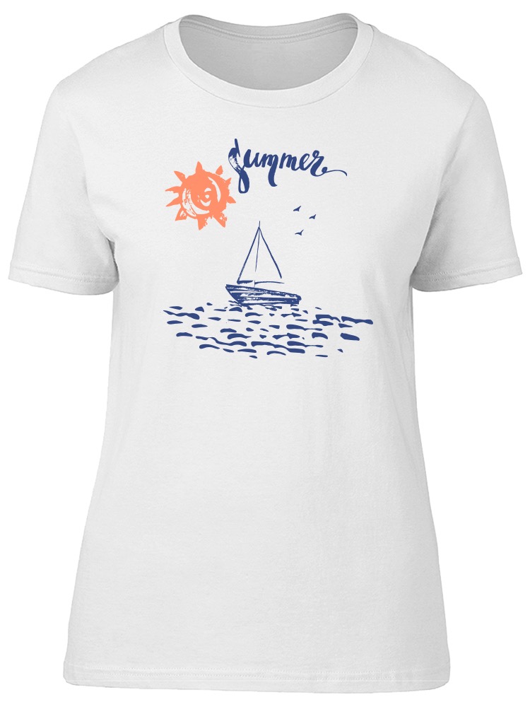 Foto 2 pulgar | Playera Smartprintsink color Blanco para Mujer