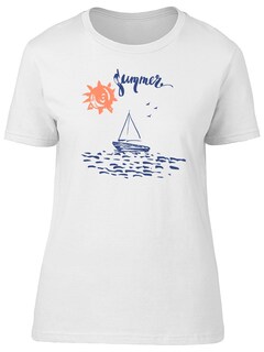Foto 1 | Playera Smartprintsink color Blanco para Mujer