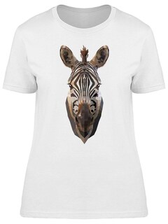 Foto 1 | Playera Smartprintsink Mujer Cebra/ Ilustración A Color