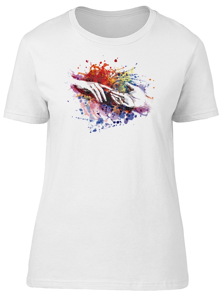 Foto 2 pulgar | Playera Smartprintsink color Blanco para Mujer