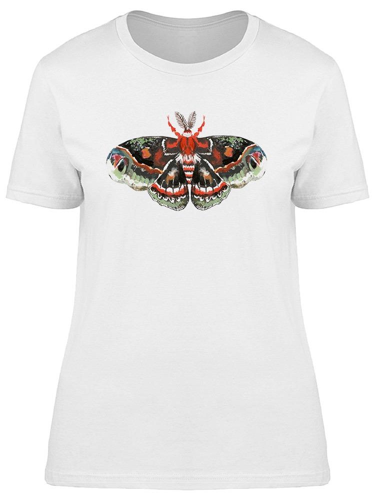 Foto 2 pulgar | Playera Smartprintsink Mujer Ilustración A Color/ Polilla