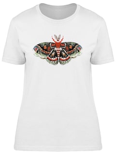 Foto 1 | Playera Smartprintsink Mujer Ilustración A Color/ Polilla