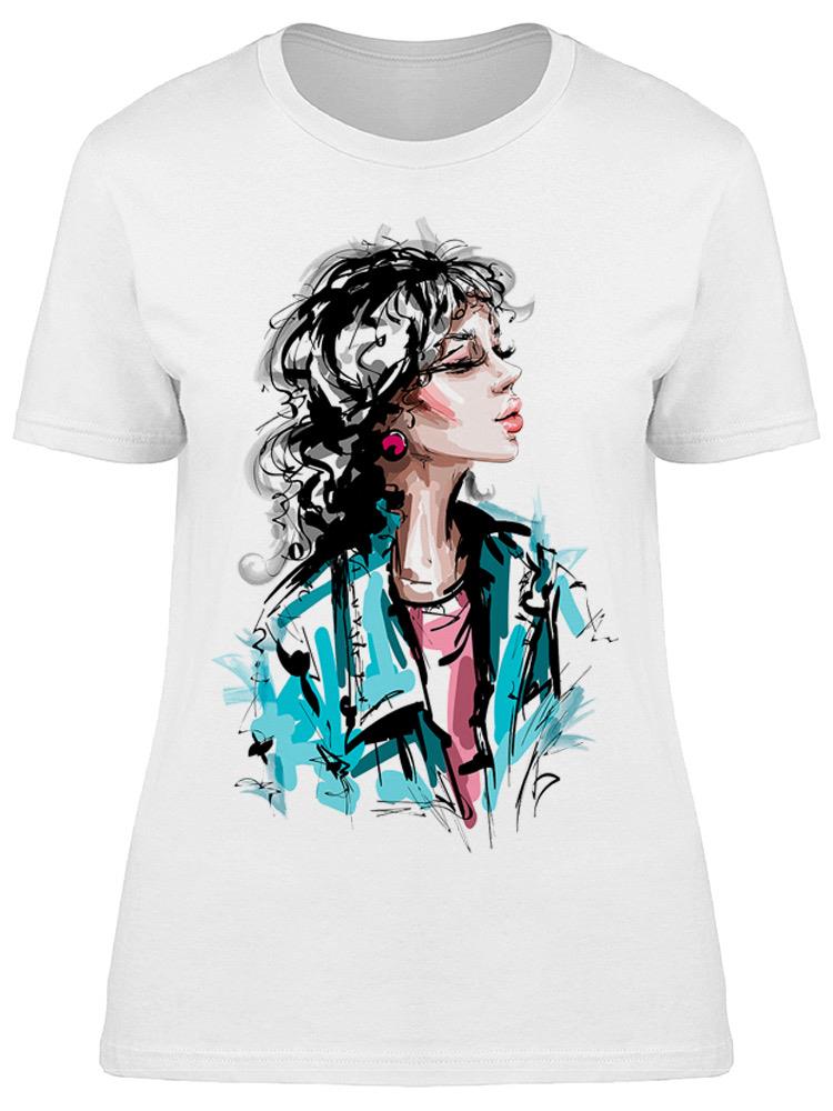 Foto 2 pulgar | Playera para Mujer Smartprintsink color Blanco