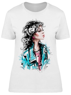 Foto 1 | Playera para Mujer Smartprintsink color Blanco