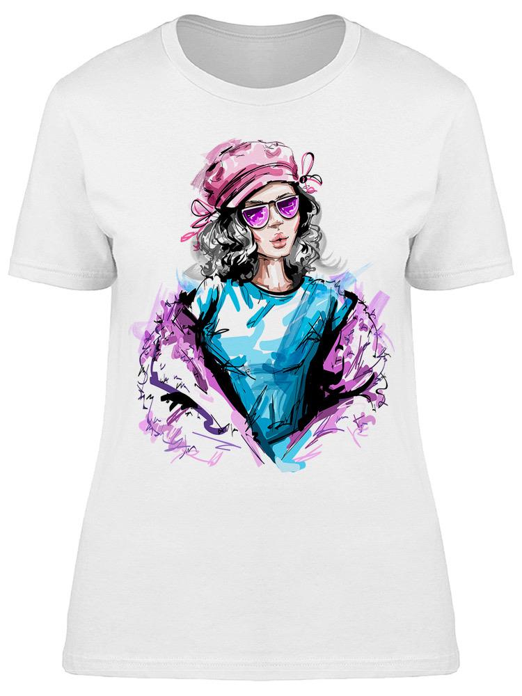 Foto 2 pulgar | Playera Smartprintsink color Blanco para Mujer