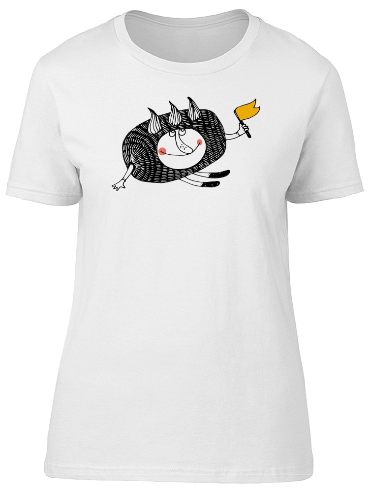 Foto 2 pulgar | Playera Smartprintsink color Blanco para Mujer