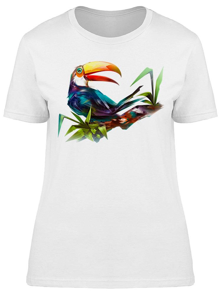 Foto 2 pulgar | Playera Smartprintsink Mujer Ilustración/ Tucán En Naturaleza Colorida