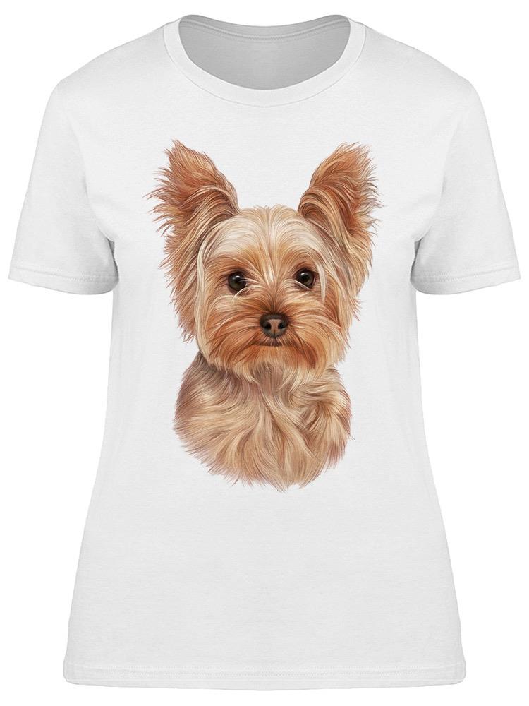 Foto 2 pulgar | Playera Smartprintsink Mujer Ilustración Perro Yorkie
