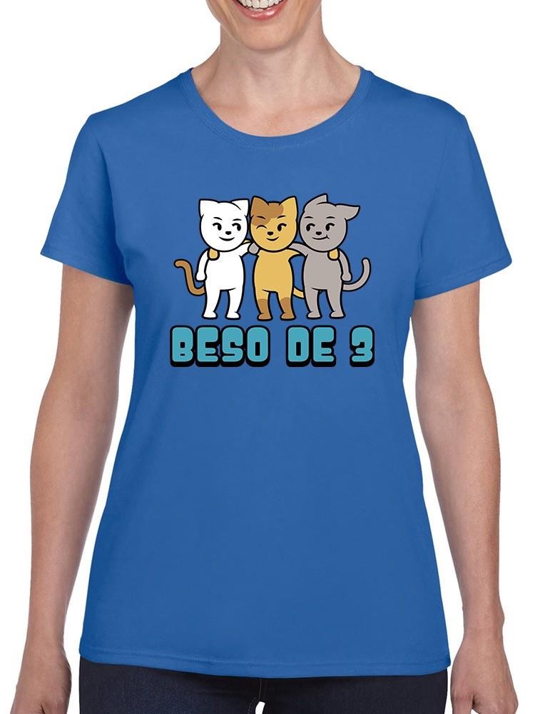 Foto 1 | Playera Smartprintsink color Azul para Mujer