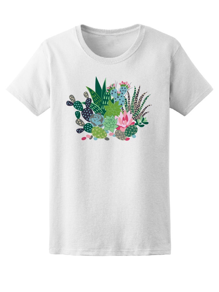 Foto 2 pulgar | Playera Smartprintsink color Blanco para Mujer
