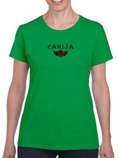 Foto 1 | Playera Smartprintsink color Verde para Mujer