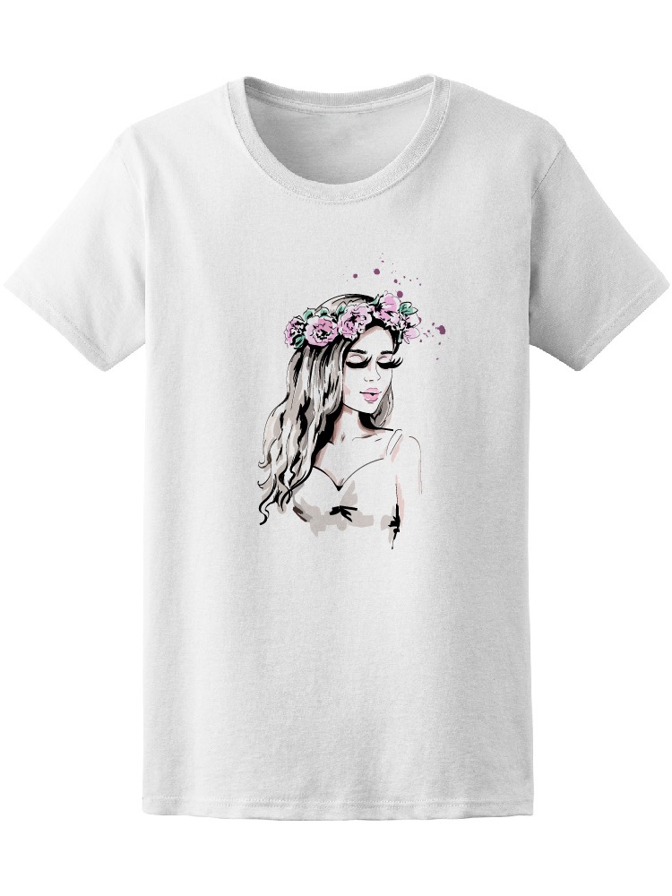 Foto 2 pulgar | Playera Smartprintsink color Blanco para Mujer