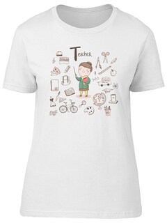 Foto 1 | Playera Smartprintsink color Blanco para Mujer