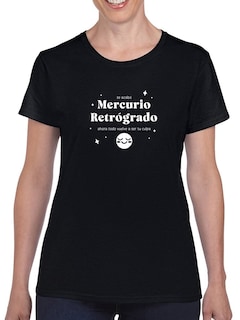 Foto 1 | Playera Smartprintsink Se Acabo Mercurio Retrogrado para Mujer