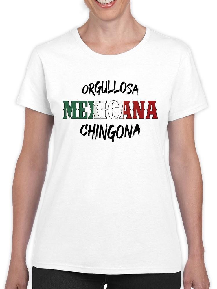 Playera Smartprintsink Una Orgullosa Mexicana para Mujer