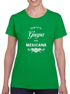 Foto 1 | Playera Smartprintsink color Verde para Mujer