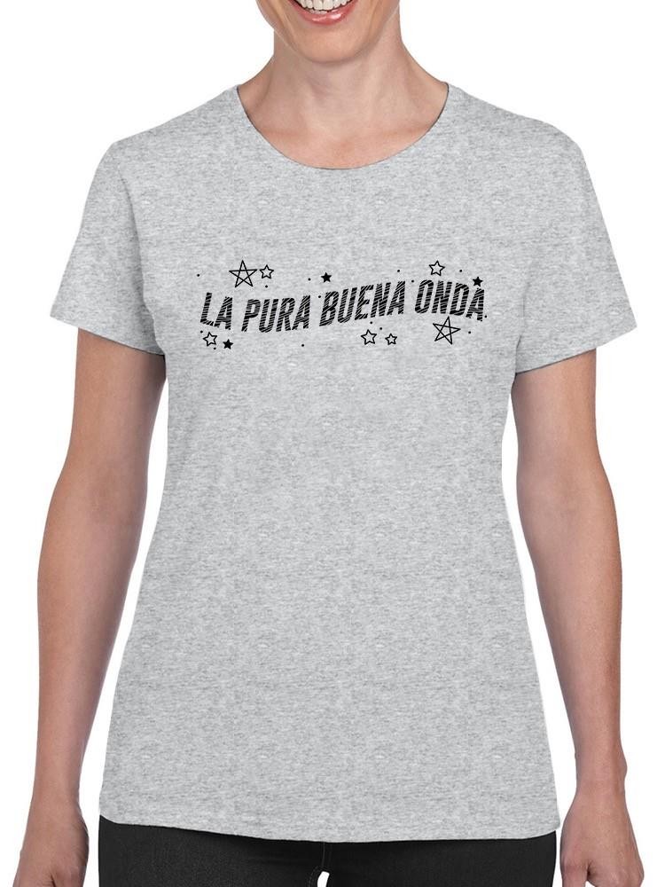 Foto 2 pulgar | Playera Smartprintsink La Pura Buena Onda para Mujer