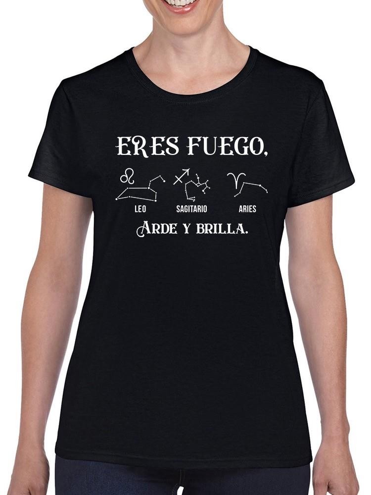 Foto 2 pulgar | Playera Smartprintsink Eres Fuego, Arde y Brilla para Mujer