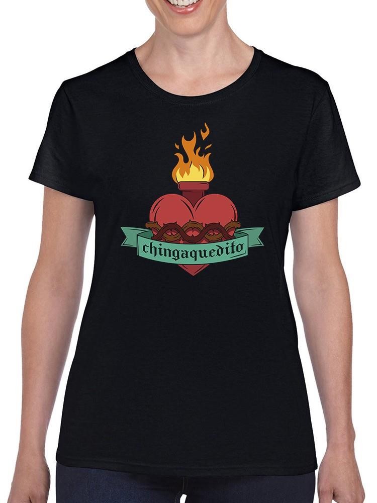 Foto 2 pulgar | Playera Smartprintsink color Negro para Mujer