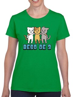 Foto 1 | Playera Smartprintsink color Verde para Mujer