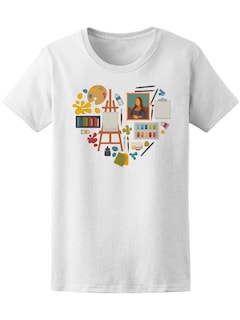 Foto 1 | Playera Smartprintsink color Blanco para Mujer