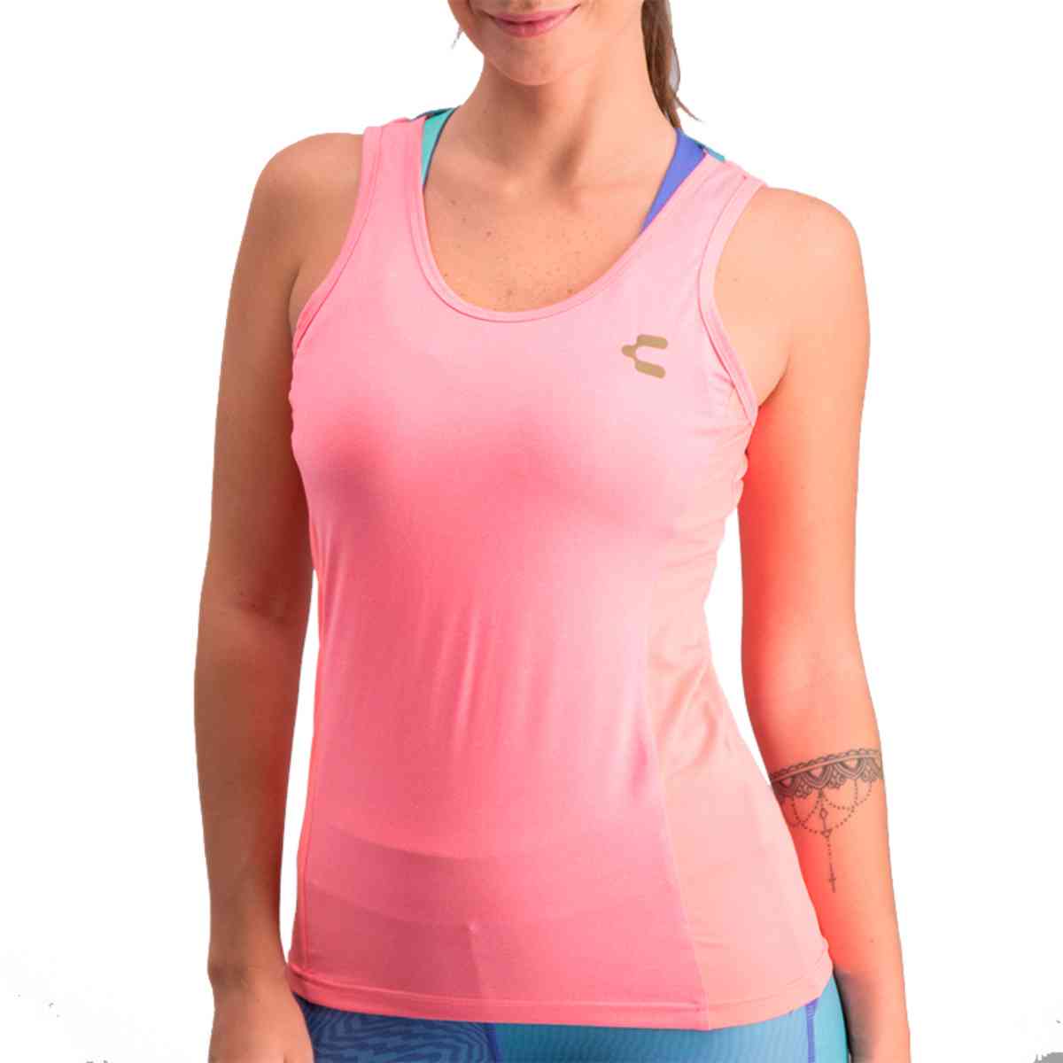 Tank Charly Yoga Rosa para Mujer