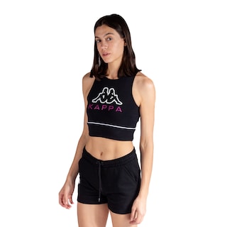 Foto 4 | Top para Mujer Kappa Estampados color Negro