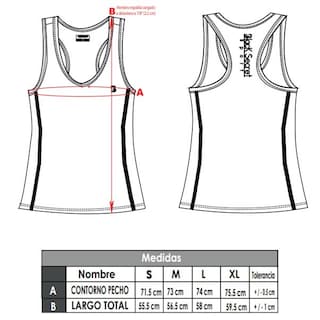 Foto 2 | Tank Top Black Secret Sport Gris para Mujer