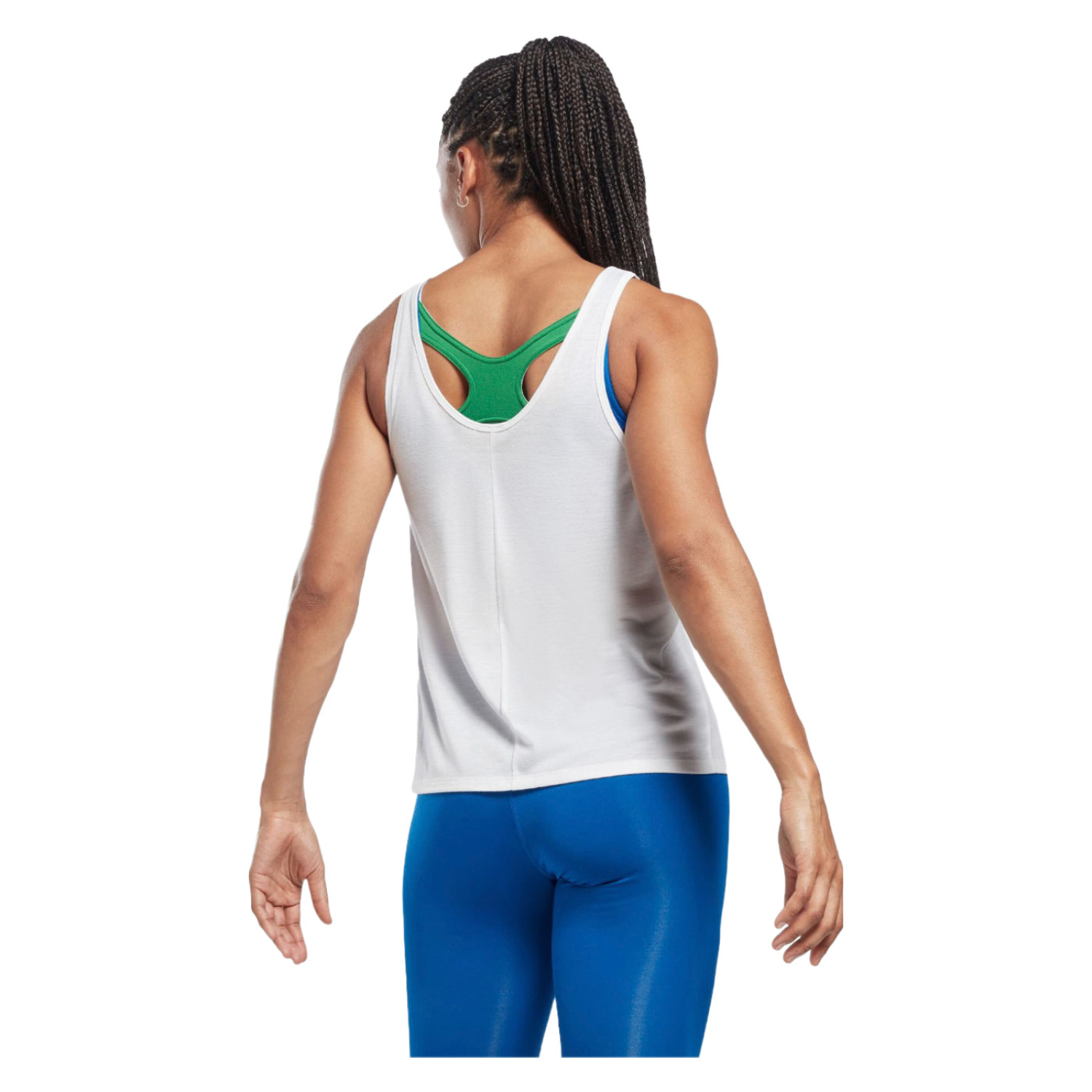 Foto 5 pulgar | Playera Reebok para Mujer Blanca Estampada