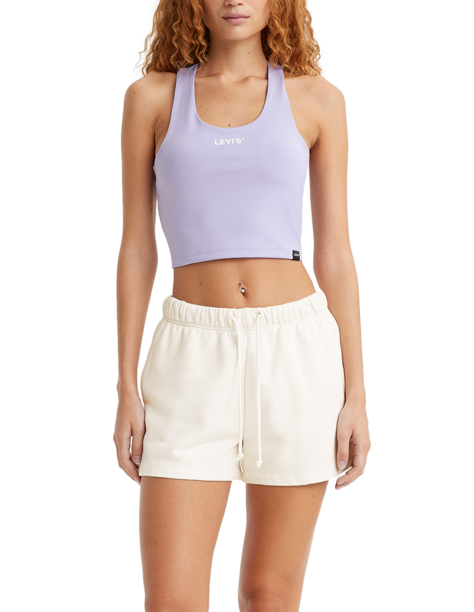 Foto 3 pulgar | Top Racer Tank Levi's Lila para Mujer