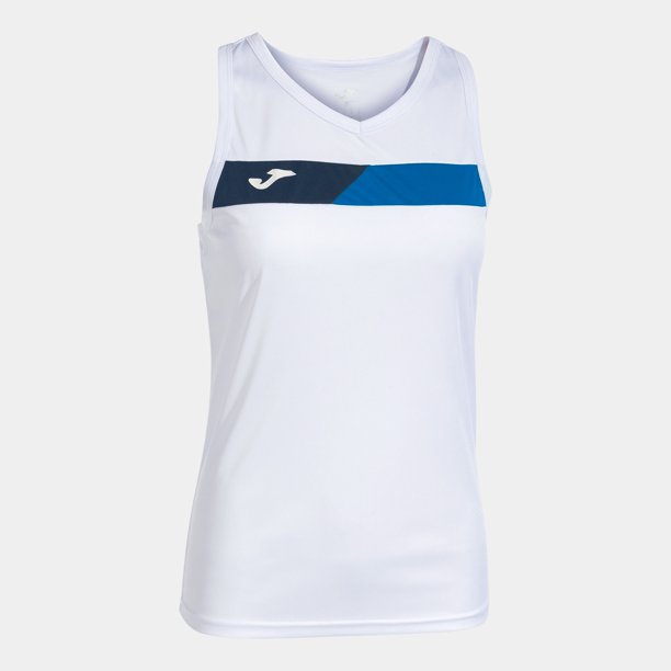 Foto 2 pulgar | Camiseta Joma Para Padel 901862207 Sin Mangas Court Blanco Dama Xs
