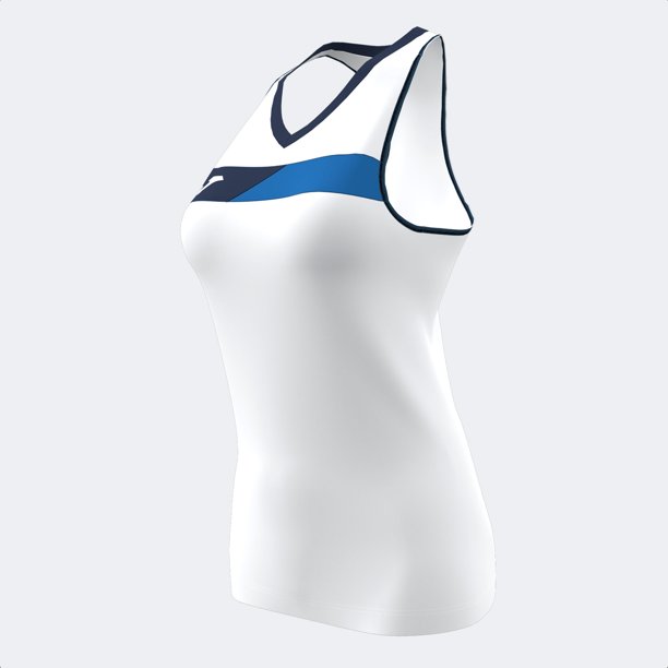 Foto 3 pulgar | Camiseta Joma Para Padel 901862207 Sin Mangas Court Blanco Dama Xs