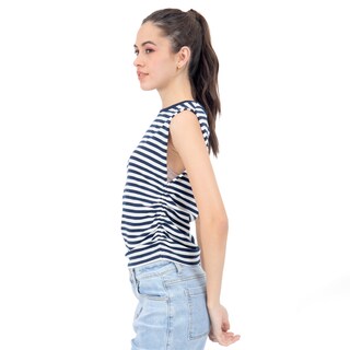 Foto 2 | Top Para Mujer Quarrytop Long Fit Con Rayas Para Dama Quarry