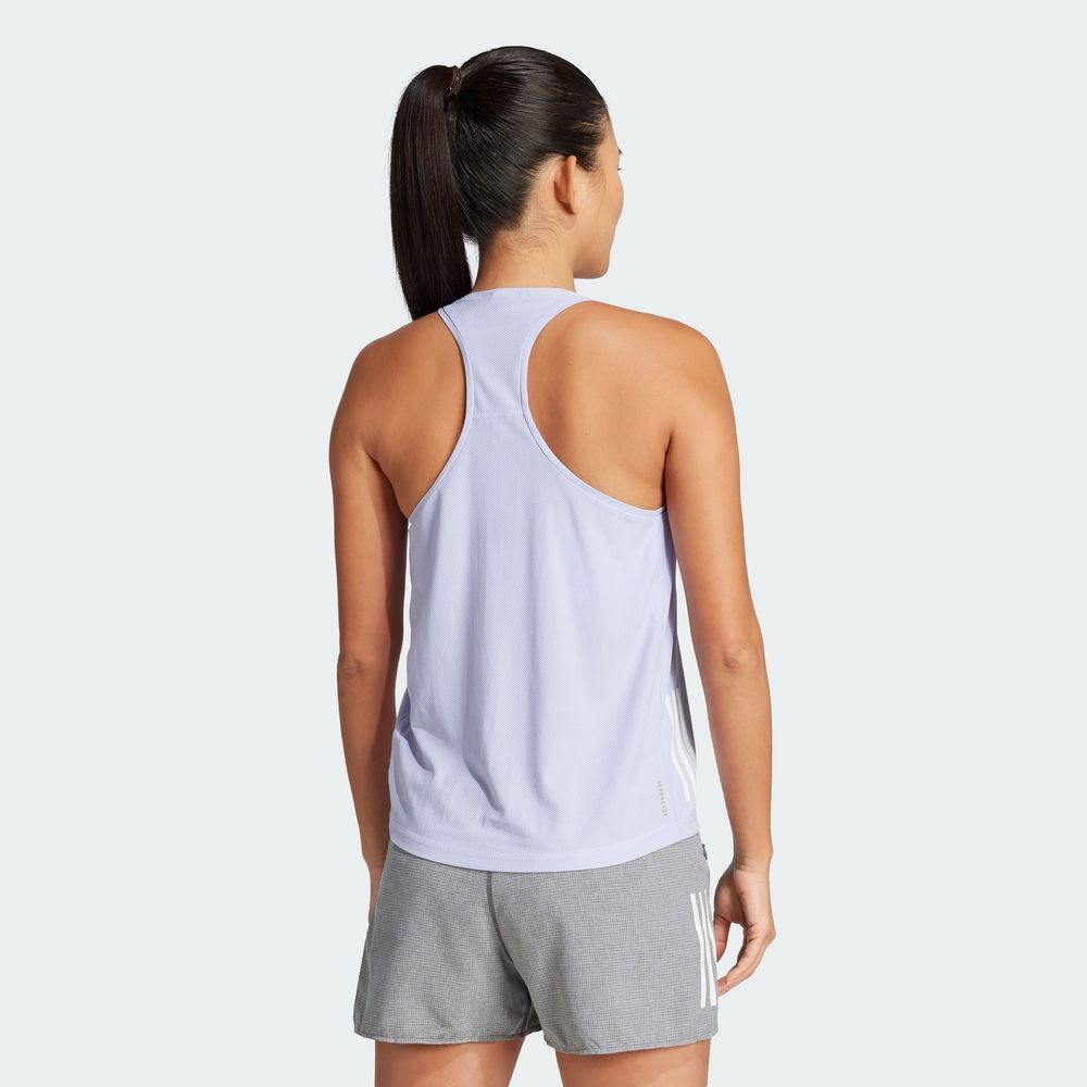 Foto 5 pulgar | Playera sin Mangas Own The Run Adidas Violeta para Mujer