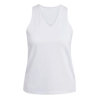 Foto 1 | Playera sin Mangas Club Tennis Climacool Cuello en V Adidas Blanco para Mujer