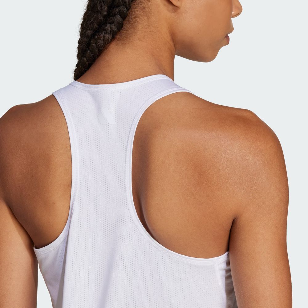 Foto 9 pulgar | Playera sin Mangas Club Tennis Climacool Cuello en V Adidas Blanco para Mujer